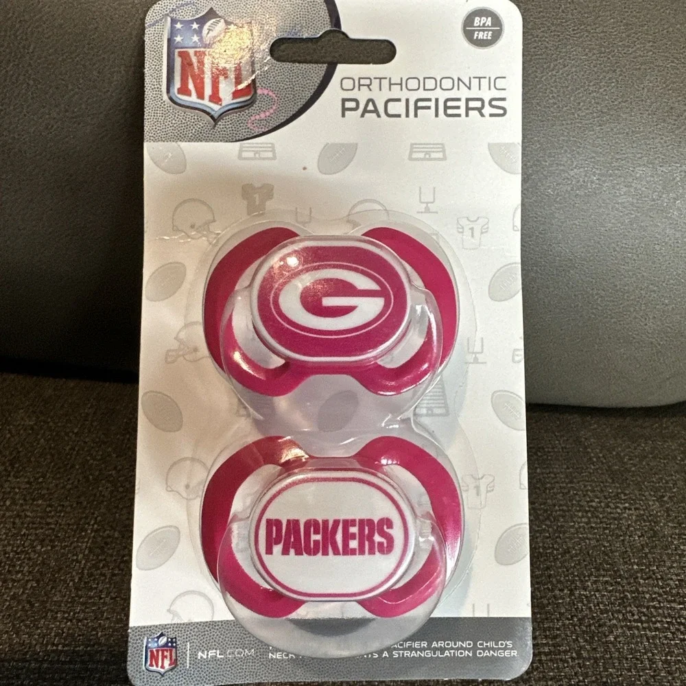 BabyFanatic - Green Bay Packers - Officially Licensed NFL Pacifier 2-Pack